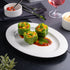Ariane Eclipse Oval Porcelain Wide Rim Platter ( Case of 12 )