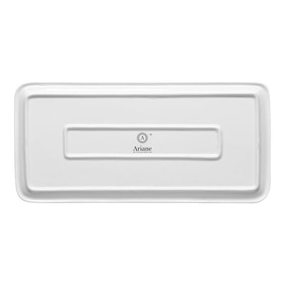 Ariane Prime 14 4/7" x 6 2/3" Rectangular Coupe Porcelain Tray ( Case Of 6 )
