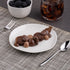 Ariane Round Flat Porcelain Plate Earth Ivory ( Case of 12 )