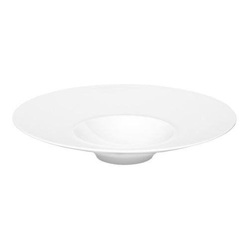 Ariane Prime Round Wide Rim Deep Porcelain Gourmet Plate ( Case Of 6 )