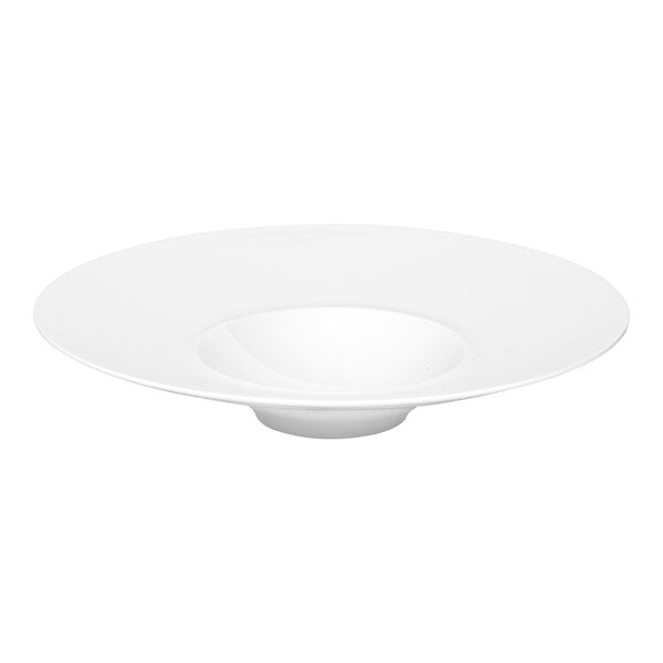 Ariane Prime Round Wide Rim Deep Porcelain Gourmet Plate ( Case Of 6 )