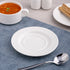 Ariane Prime Round Wide Rim Porcelain Soup Bowl Saucer ( Case Of 12 )