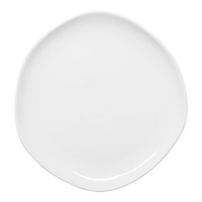 Ariane Round Flat Porcelain Plate Earth Ivory ( Case of 12 )