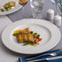 Ariane Prime Round Wide Rim Flat Porcelain Plate ( Case Of 12 )
