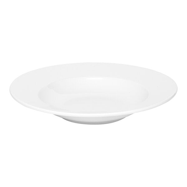 Ariane Prime 9" Round Wide Rim Deep Porcelain Plate ( Case Of 12 )