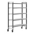 Cambro Camshelving Elements 5-Shelf Vented Mobile Shelving Unit – Speckled Gray