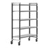 Cambro Camshelving Elements 5-Shelf Vented Mobile Shelving Unit – Speckled Gray
