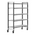 Cambro Camshelving Elements 5-Shelf Vented Mobile Shelving Unit – Speckled Gray