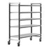 Cambro Camshelving Elements 5-Shelf Vented Mobile Shelving Unit – Speckled Gray