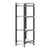 Cambro Camshelving Elements 4-Shelf Vented & Solid Starter Shelving Unit – Speckled Gray