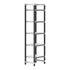 Cambro Camshelving Elements 5-Shelf Vented/Solid Starter Shelving Unit – Speckled Gray