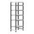 Cambro Camshelving Elements 5-Shelf Vented Starter Shelving Unit – Speckled Gray