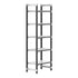 Cambro Camshelving Elements 5-Shelf Vented/Solid Starter Shelving Unit – Speckled Gray