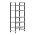 Cambro Camshelving Elements 5-Shelf Vented Starter Shelving Unit – Speckled Gray