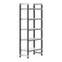 Cambro Camshelving Elements 5-Shelf Vented/Solid Starter Shelving Unit – Speckled Gray