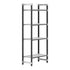 Cambro Camshelving Elements 4-Shelf Vented Starter Shelving Unit – Speckled Gray