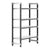 Cambro Camshelving Elements 4-Shelf Solid Starter Shelving Unit – Speckled Gray
