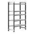 Cambro Camshelving Elements 5-Shelf Vented Starter Shelving Unit – Speckled Gray