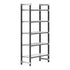 Cambro Camshelving Elements 5-Shelf Vented/Solid Starter Shelving Unit – Speckled Gray
