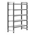 Cambro Camshelving Elements 5-Shelf Vented Starter Shelving Unit – Speckled Gray