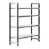 Cambro Camshelving Elements 4-Shelf Solid Starter Shelving Unit – Speckled Gray