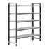 Cambro Camshelving Elements 5-Shelf Vented Starter Shelving Unit – Speckled Gray
