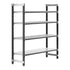 Cambro Camshelving Elements 4-Shelf Vented & Solid Starter Shelving Unit – Speckled Gray