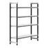 Cambro Camshelving Elements 4-Shelf Solid Starter Shelving Unit – Speckled Gray