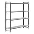 Cambro Camshelving Elements 4-Shelf Vented Starter Shelving Unit – Speckled Gray