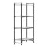 Cambro Camshelving Elements 4-Shelf Vented Starter Shelving Unit – Speckled Gray