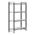 Cambro Camshelving Elements 4-Shelf Vented Starter Shelving Unit – Speckled Gray