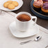 Ariane Organic Round Porcelain Saucer Earth Ivory ( Case of 12 )