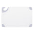 San Jamar CBG121812WH Saf-T-Grip® 18" x 12" x 1/2" White Cutting Board with Hook