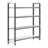 Cambro Camshelving Elements 4-Shelf Vented & Solid Starter Shelving Unit – Speckled Gray
