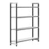 Cambro Camshelving Elements 4-Shelf Vented & Solid Starter Shelving Unit – Speckled Gray