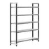 Cambro Camshelving Elements 5-Shelf Vented/Solid Starter Shelving Unit – Speckled Gray