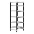 Cambro Camshelving Elements 5-Shelf Vented Starter Shelving Unit – Speckled Gray