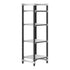 Cambro Camshelving Elements 4-Shelf Vented Starter Shelving Unit – Speckled Gray