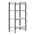 Cambro Camshelving Elements 4-Shelf Solid Starter Shelving Unit – Speckled Gray