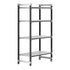 Cambro Camshelving Elements 4-Shelf Vented Starter Shelving Unit – Speckled Gray