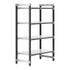 Cambro Camshelving Elements 4-Shelf Solid Starter Shelving Unit – Speckled Gray