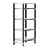 Cambro Camshelving Elements 4-Shelf Solid Starter Shelving Unit – Speckled Gray