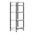 Cambro Camshelving Elements 4-Shelf Solid Starter Shelving Unit – Speckled Gray