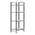 Cambro Camshelving Elements 4-Shelf Vented Starter Shelving Unit – Speckled Gray