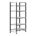 Cambro Camshelving Elements 5-Shelf Vented Starter Shelving Unit – Speckled Gray