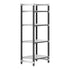 Cambro Camshelving Elements 4-Shelf Vented Starter Shelving Unit – Speckled Gray