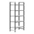 Cambro Camshelving Elements 5-Shelf Vented/Solid Starter Shelving Unit – Speckled Gray