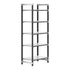 Cambro Camshelving Elements 5-Shelf Solid Starter Shelving Unit – Speckled Gray