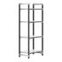 Cambro Camshelving Elements 4-Shelf Solid Starter Shelving Unit – Speckled Gray