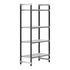 Cambro Camshelving Elements 4-Shelf Vented Starter Shelving Unit – Speckled Gray